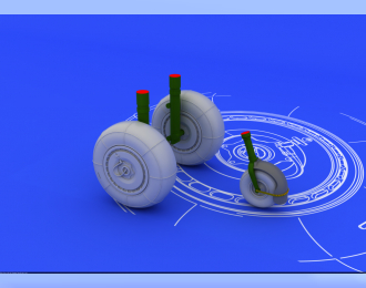 Набор дополнений Ju 88 wheels late