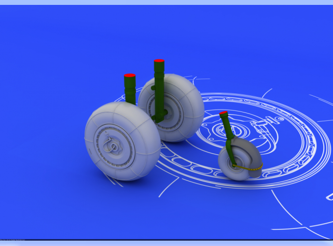 Набор дополнений Ju 88 wheels late