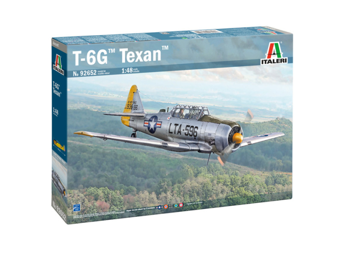 Сборная модель NORTH AMERICAN T-6g Texan Military Airplane (1951)