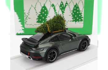 PORSCHE 911 992 Coupe Dakar Christmas Edition (2023), Green Met