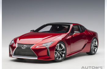 LEXUS LC500 Coupe (2016), red