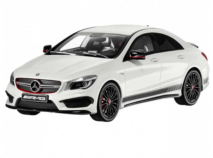 MERCEDES-BENZ CLA 45 AMG designo С117 (2013), white diamond bright