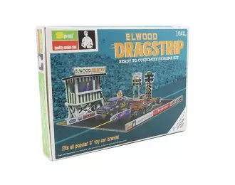 Сборная модель Diorama Elwood Dragstrip 
