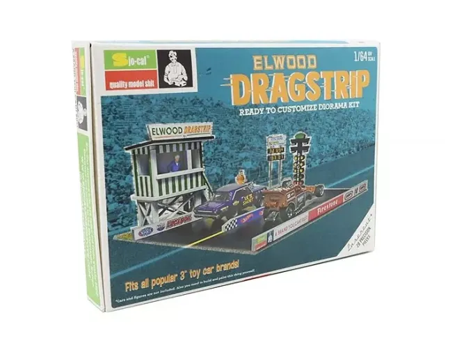 Сборная модель Diorama Elwood Dragstrip 