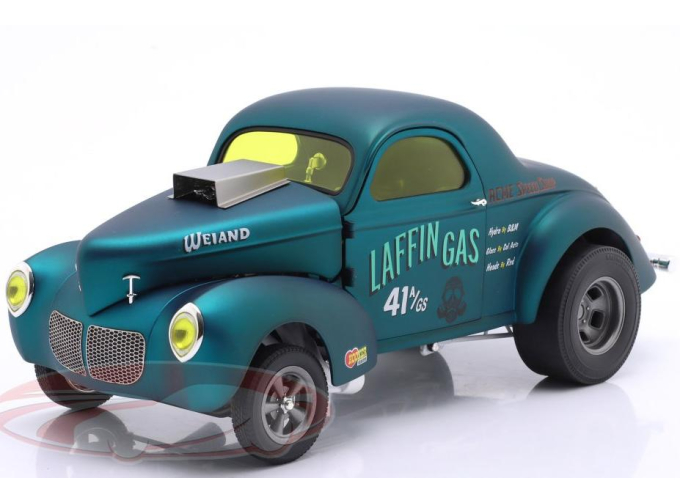 Willys Gasser Laffin Gas (1940), blue metallic