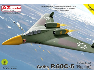 Сборная модель Gotha P.60C-6 "Raptor" Luftwaffe 46