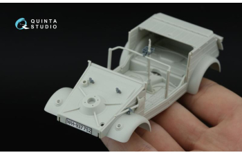 3D Декаль интерьера кабины Kubelwagen Type 82 (Meng VS-015) (с 3D-печатными деталями)