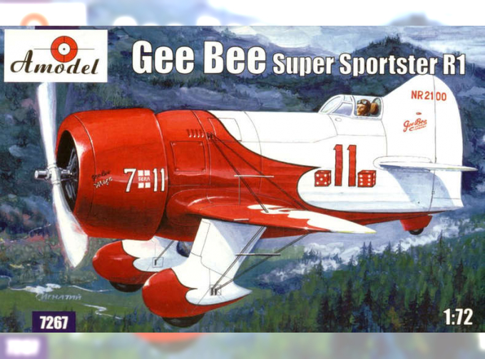 Сборная модель Спортивный самолет Gee Bee R1