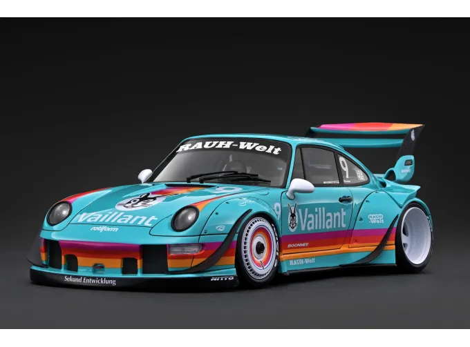 PORSCHE RWB 993, green