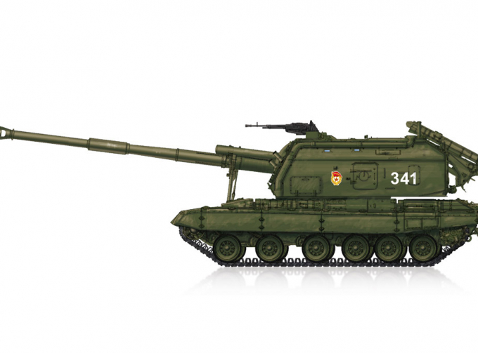 Сборная модель 2S19-M1 Self-propelled Howitzer