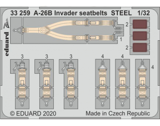 A-26B Invader стальные ремни