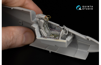 3D Декаль интерьера кабины F-8E Crusader (Hasegawa/Hobby 2000)