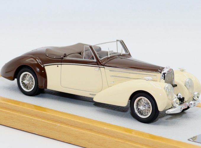 Bugatti Type 57C Aravis Cabriolet 1939 Letourner & Marchand sn57826, Brown/Beige