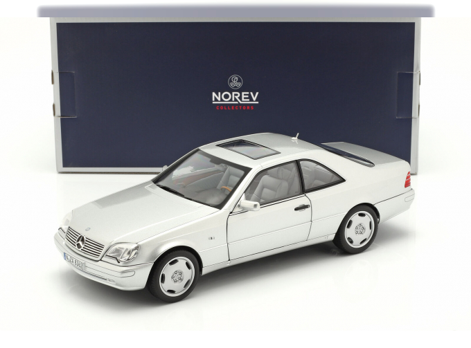 MERCEDES-BENZ 600 SEC (C140) 1992 Silver Metallic