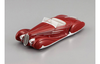 DELAHAYE Type 165 Cabriolet (1939), red