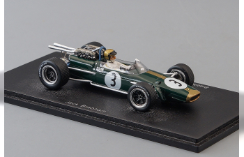 BRABHAM BT24 #3 Winner French GP Jack Brabham (1967), black