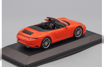 PORSCHE 911 (991.2) Carrera 4s Cabriolet (2017), orange