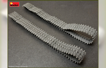 Сборная модель Наборные гусеницы с РМШ для Советского среднего танка Т-55 / Т-62 / Т-72 поздние (рабочие)