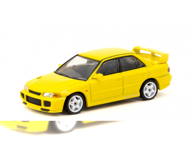 MITSUBISHI Lancer GSR Evolution III, yellow