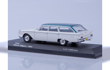 FORD Ranch Wagon (1960), white/metallic blue