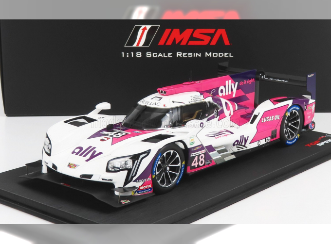 CADILLAC Dpi-v.r 5.5l V8 Team Ally Cadillac Racing N 48 Imsa 24h Daytona (2022) J.Johnson - K.kobayashi - J.m.Lopez - M.Rockenfeller, White Fucsia Purple