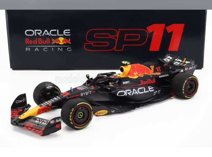 RED BULL F1 Rb19 Team Oracle Red Bull Racing №11 4th Abu Dhabi Gp (2023) Sergio Perez, Matt Blue