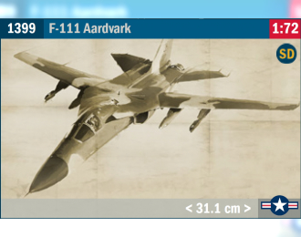 Сборная модель F-111 E/F Aardvark