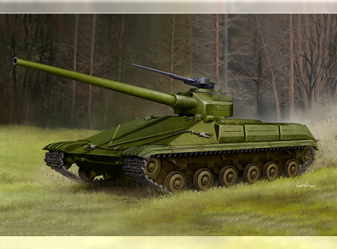 Сборная модель Т-74 (Объект 450) Советский танк