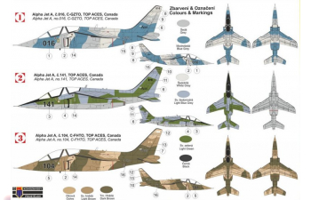 Сборная модель Alpha Jet A Canadian Top Aces