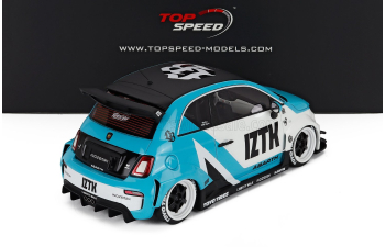 FIAT Nuova 500 Abarth 595 Lb Works Abas Iztk (2024), White Light Blue