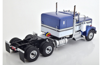 KENWORTH W900, blue metallic white