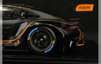 PORSCHE 911 991-2 Rsr-19 4.2l Team Gr Racing Gulf №86 24h Le Mans (2023) Ben Barker - Riccardo Pera - Michael Wainwright, Orange Light Blue Black