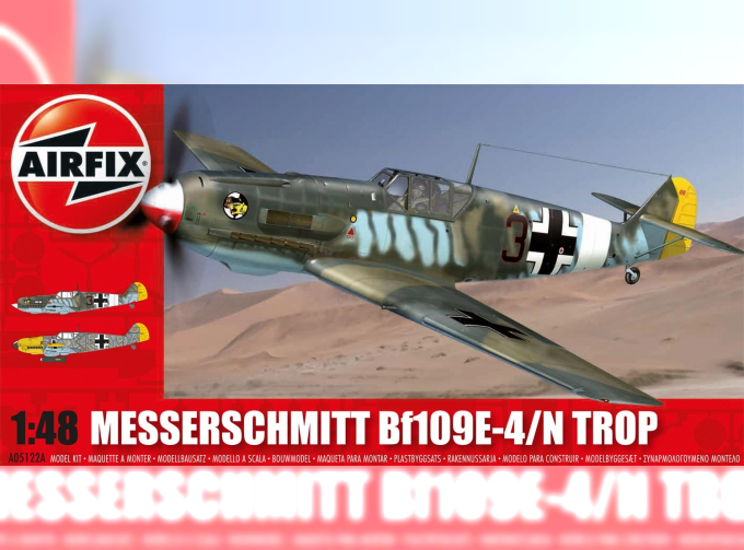 Сборная модель Немецкий истребитель Messerschmitt BF.109 E-4 / N Trop