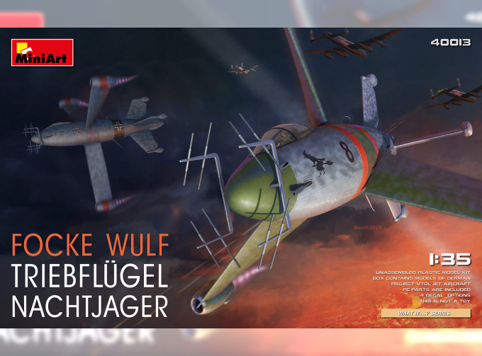 Сборная модель Самолет FOCKE WULF TRIEBFLUGEL NACHTJAGER