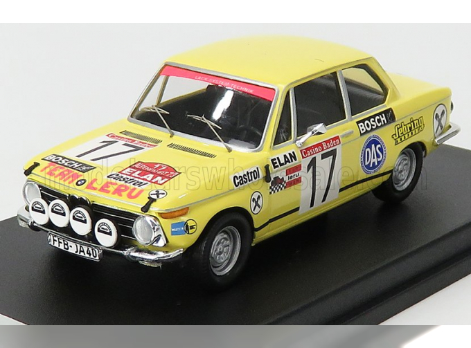 BMW 2002 (night Version) №17 Rally Alpenfahrt (1973) H.grunsteidl - G.hopf, Yellow