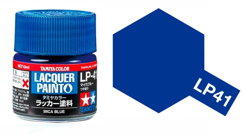 Краска эмалевая Синий Мика LP-41 Mica Blue,10мл