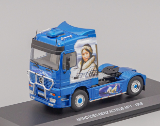 MERCEDES BENZ Actros 1851 Mp1 Tractor Truck 2-assi (1998) - Eskimo Arctic Airbrush, blue