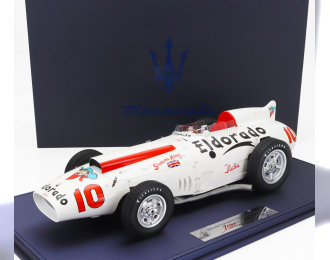 MASERATI Tipo 420 M/58 Eldorado N10 500 Miglia Monza (1958) Stirling Moss - Ralph Liguori, White