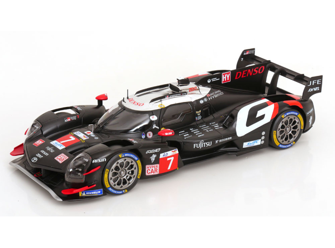 TOYOTA GR010 3.5L V6 Turbo Hybrid Team Gazoo Racing №7 2nd 24h Le Mans Kamui Kobayashi - Jose Maria Lopez - Nyck de Vries (2024)
