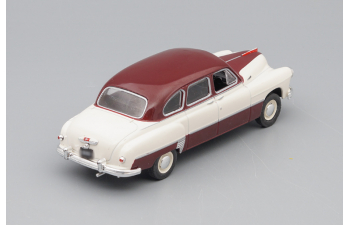 ЗИМ-12, Автолегенды СССР 206, белый / красный