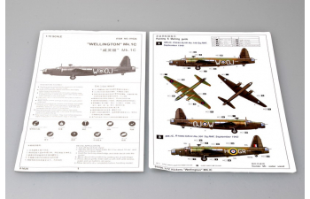 Сборная модель Самолет "Веллингтон" Мк.1С