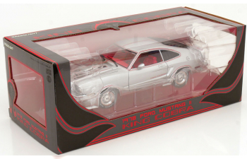 FORD Mustang II King Cobra (1978), Silver Metallic with Red and Black Stripes