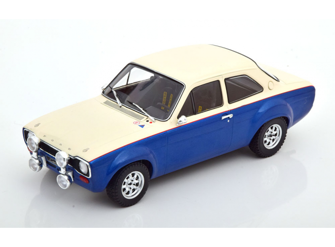 FORD Escort RS 1600 MK 1 (1974), white blue metallic