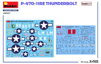Сборная модель P-47d-11re Thunderbolt Airplane Military 1942
