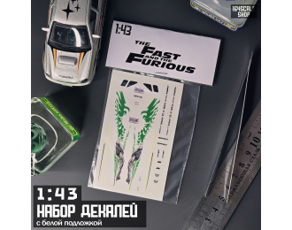 Декаль Fast and the Furious "Brian's Toyota Supra"