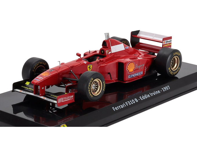 FERRARI F1 F310b №6 Season (1997) Eddie Irvine - Con Vetrina - With Showcase, Red