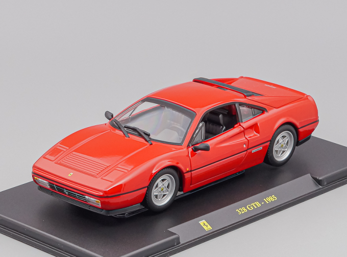 FERRARI 328 Gtb (1985) - Con Vetrina - With Showcase, red