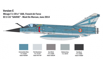 Сборная модель BYE-BYE MIRAGE F1