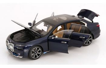 BMW i7 (2022), darkblue-metallic