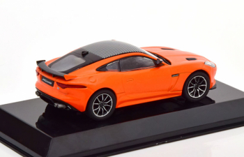 JAGUAR F-type Svr (2016) - Con Vetrina - With Showcase, Orange Met